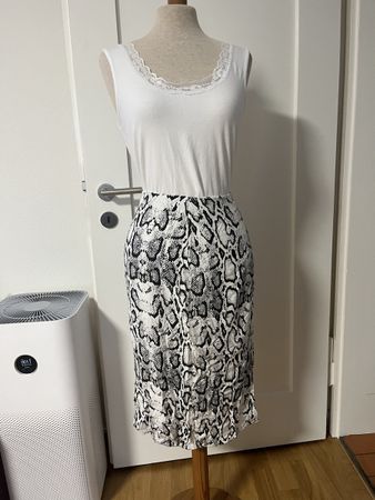 Leopardenrock mit schlips Grösse 38 von H&M