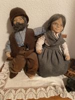 Puppe Paar Trachten vintage gebraucht mit Zubehör