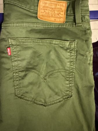 Levis Jeans 511, Grün, Grösse 36/32