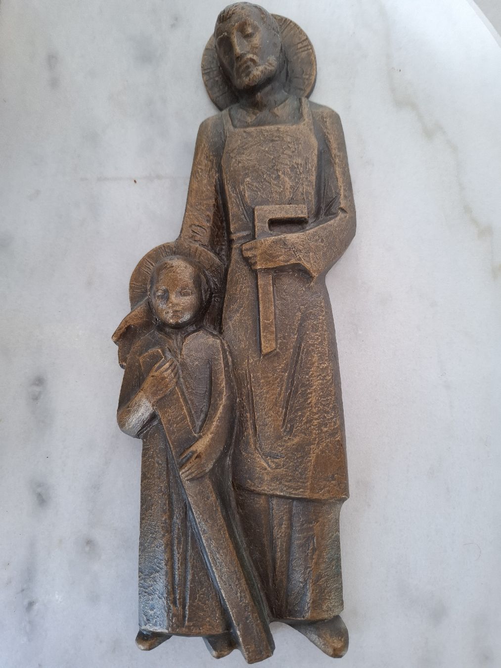 Foto & Immagini: Wandbild Josef mit Kind Rickenbach Einsiedeln – Usato da Zuchwil venduto da bvj_5t82