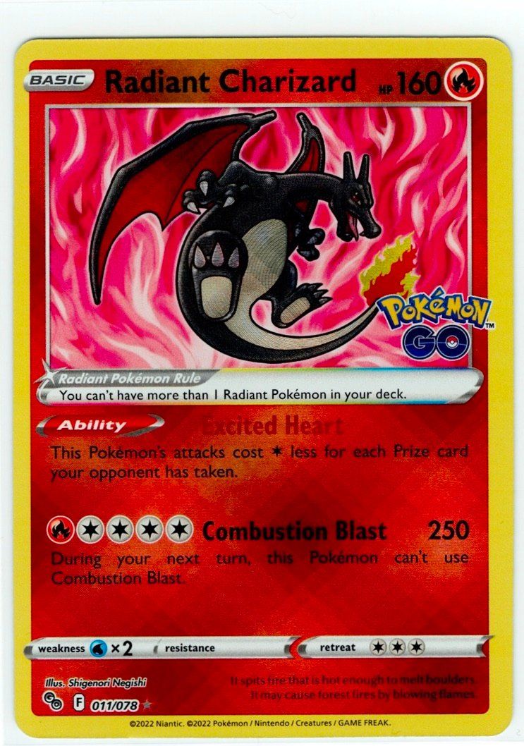 Pokémon Cartes à collectionner: Radiant Charizard 11 – D'occasion à Zürich par PACE79