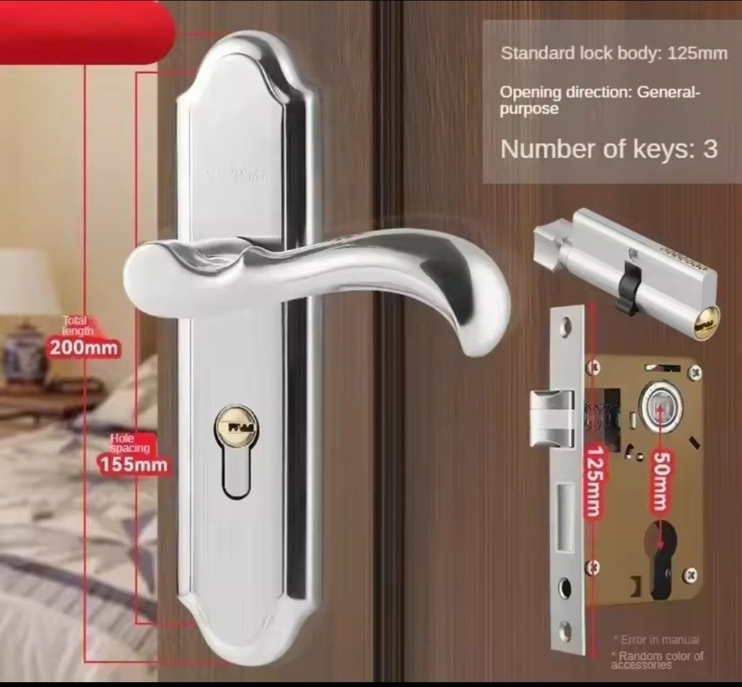 Eisenwaren: Serrure de sécurité  porte intérieure de maison, avec clés – Neu und originalverpackt aus Saignelégier von Instant-Key-Pro