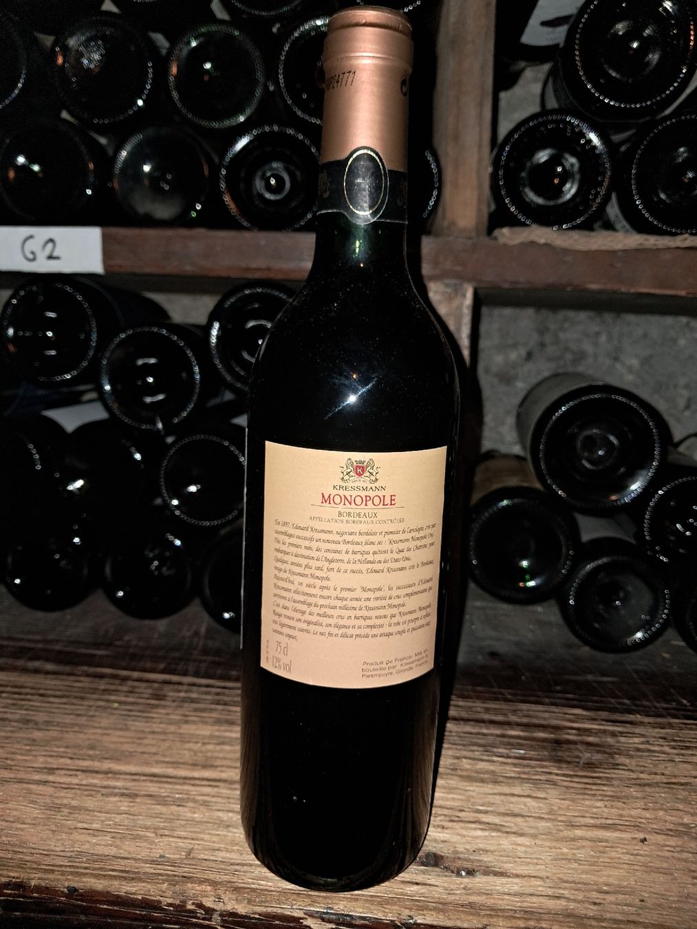 Wein: Kressmann Monopole Bordeaux 1999 – Neu und originalverpackt aus Le locle von juliensaran 2