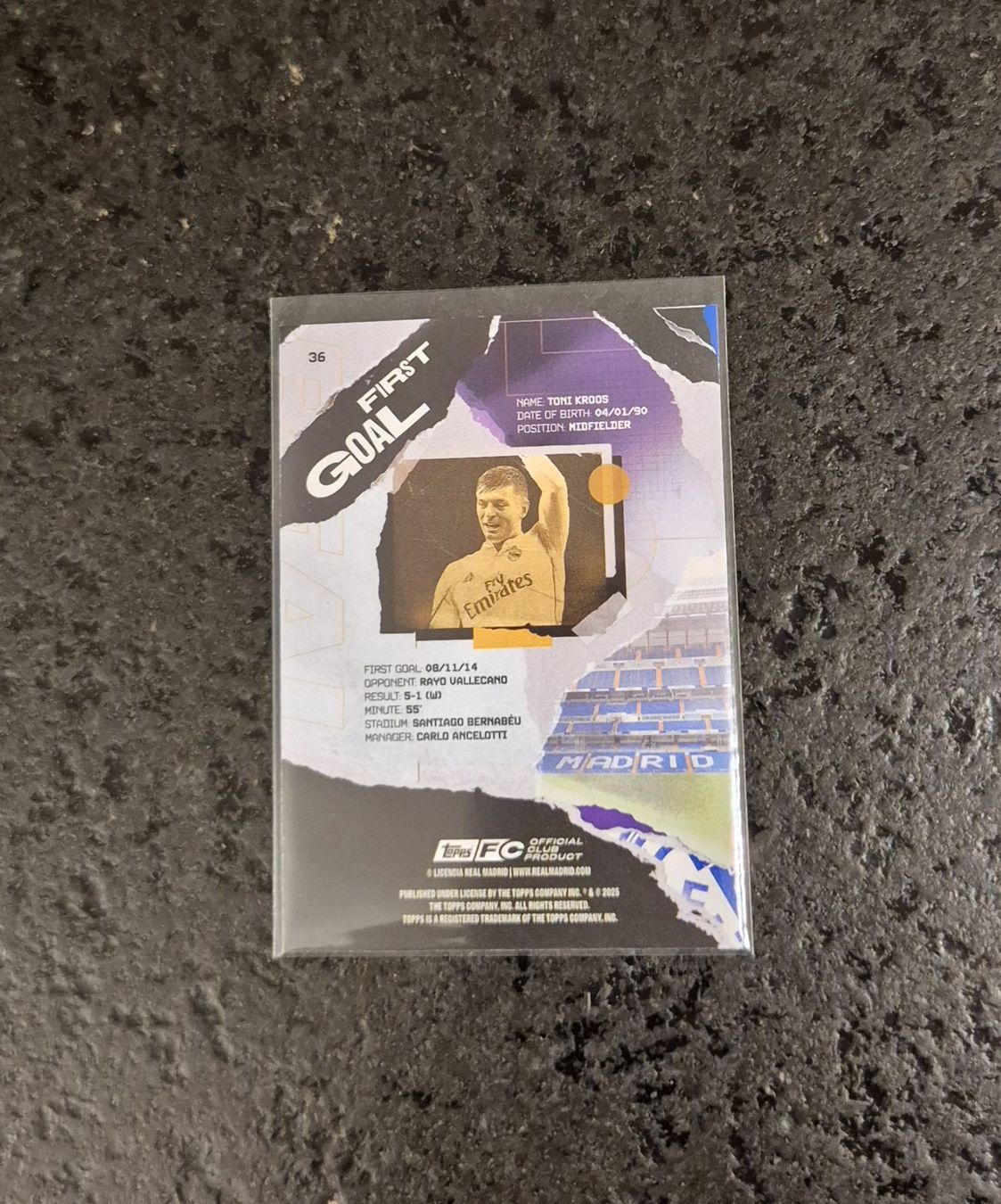 Topps Carte collezionabili: Toni Kroos - Real Madrid - Topps – Nuovo (secondo la descrizione) da Burg AG venduto da Danoe 1