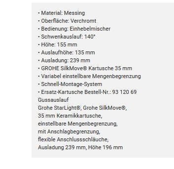 Grohe Rubinetteria: Spültischmischer Grohe Concetto – Nuovo (secondo la descrizione) da Frauenfeld venduto da Mungg 7