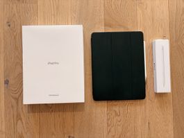 Apple iPad Pro 13“ M1 128 GB mit Pencil, Smart Folio, OVP