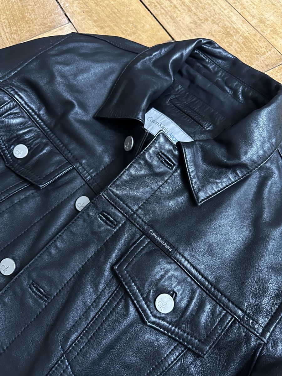 Calvin Klein Giacche: Calvin Klein Lederjacke Gr. L – Nuovo (secondo la descrizione) da Luzern venduto da w.welihodska 3