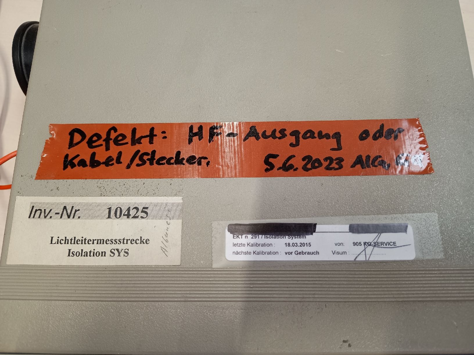 Misurare: Tektronix A6905S Isolation Transmitter, defekt – Difettoso da Döttingen venduto da Schlei 2