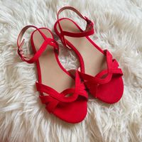 Anna Field Sandalen | Grösse 40, rot, neu