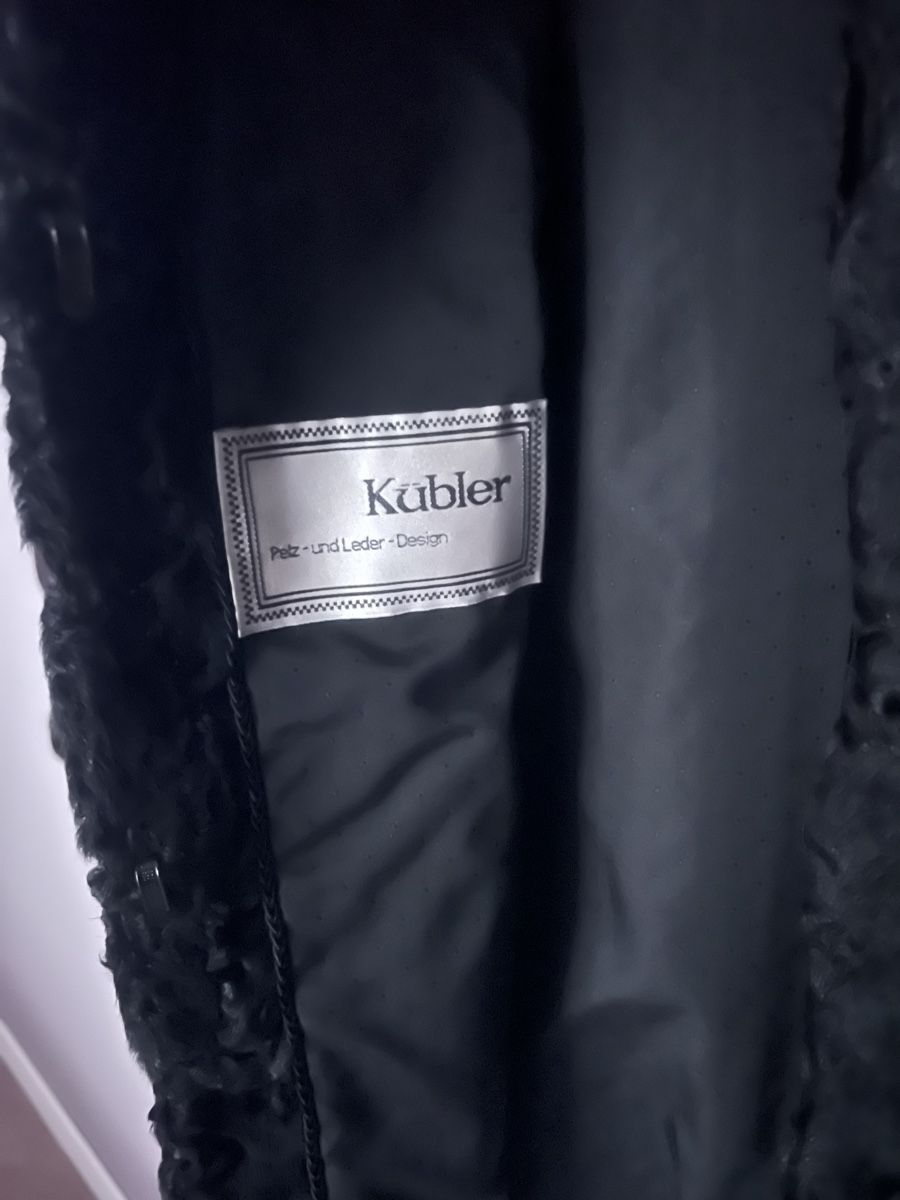 Cappotti: Pelz und Leder Design Mantel von Kübler – Usato da Zug venduto da Ratna 4