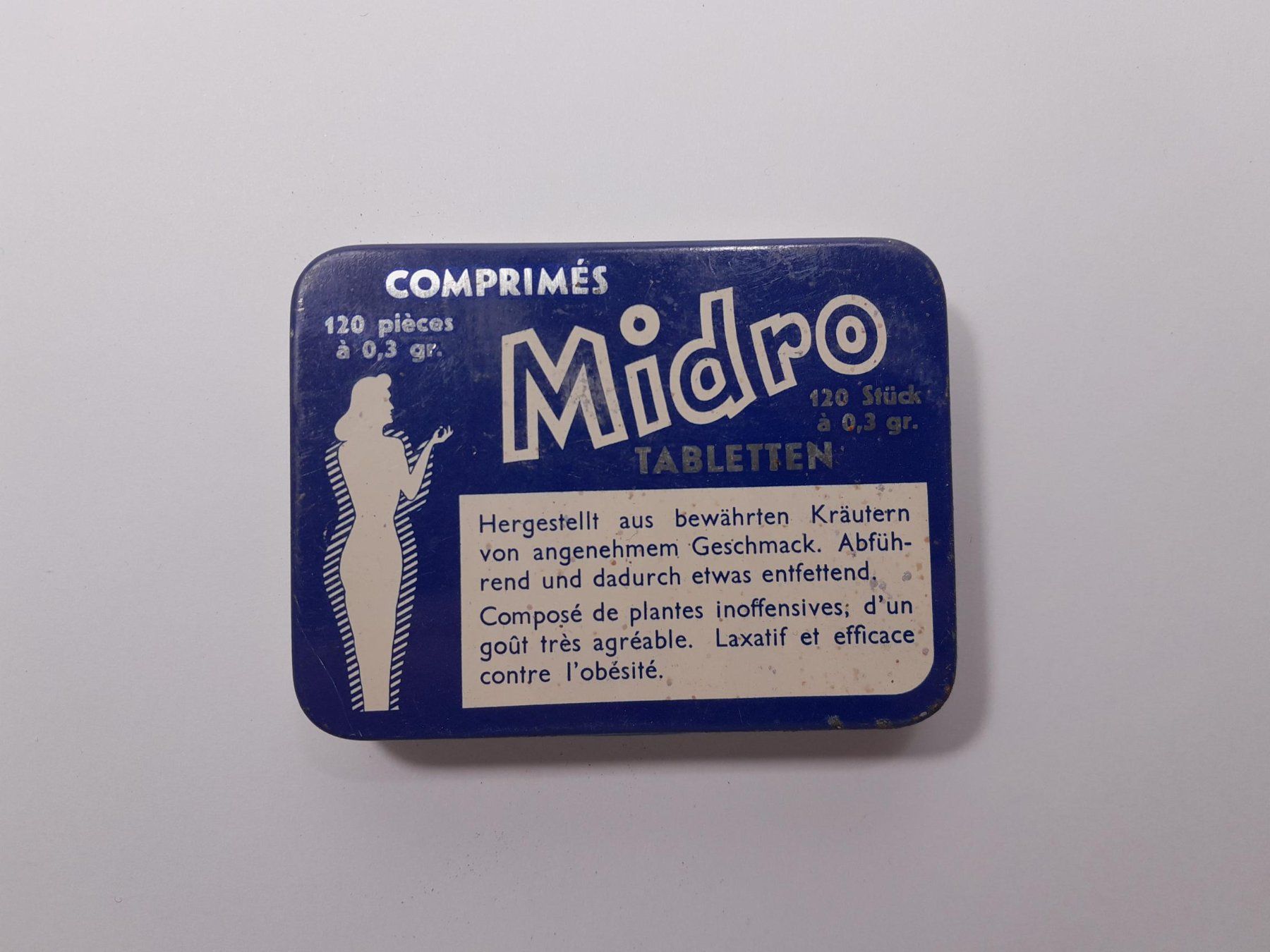 Dosen: Vintage Blechdose / Dose / Midoro Tabletten – Gebraucht aus Männedorf von Bel-view