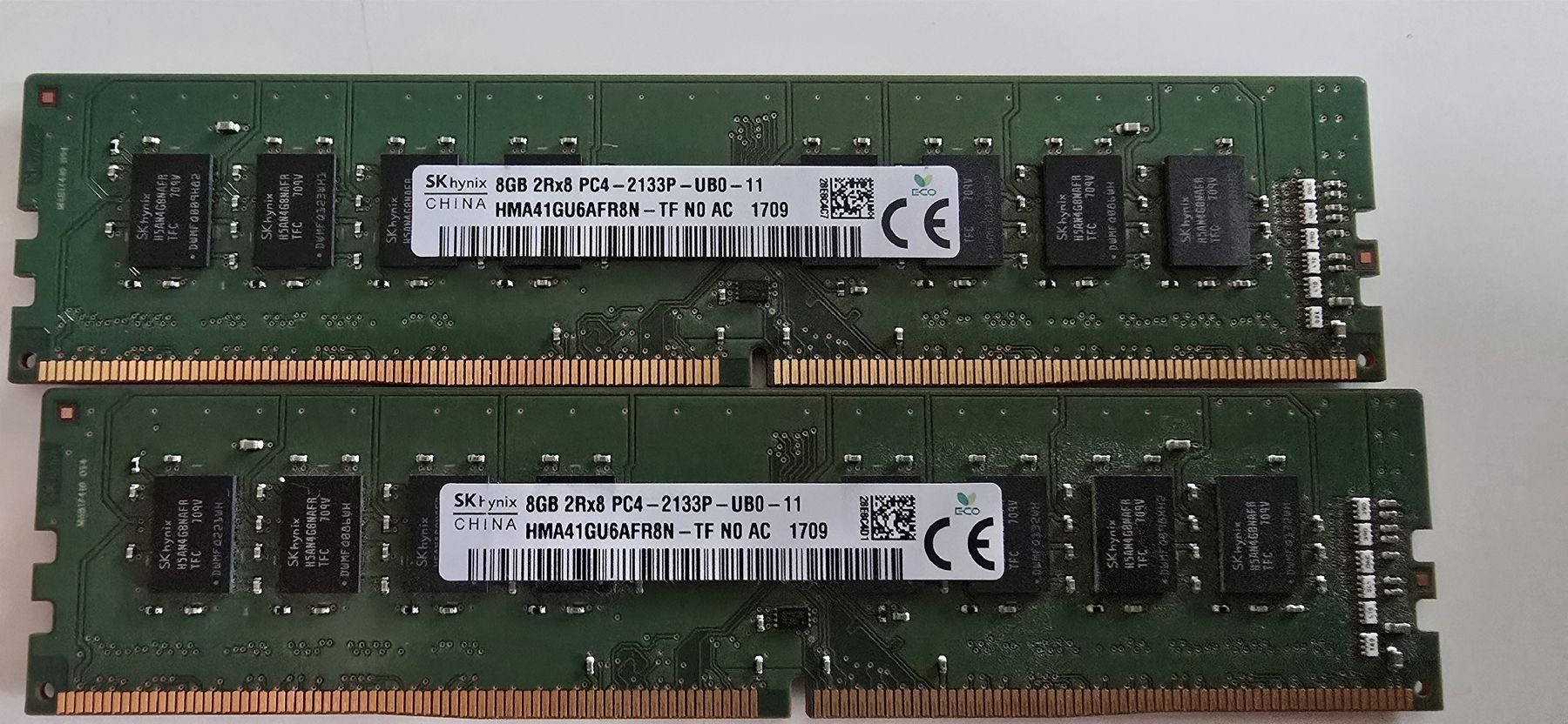 Memoria / RAM: 2x 8GB DDR4 PC4-2133 – Usato da Goldswil venduto da mukic