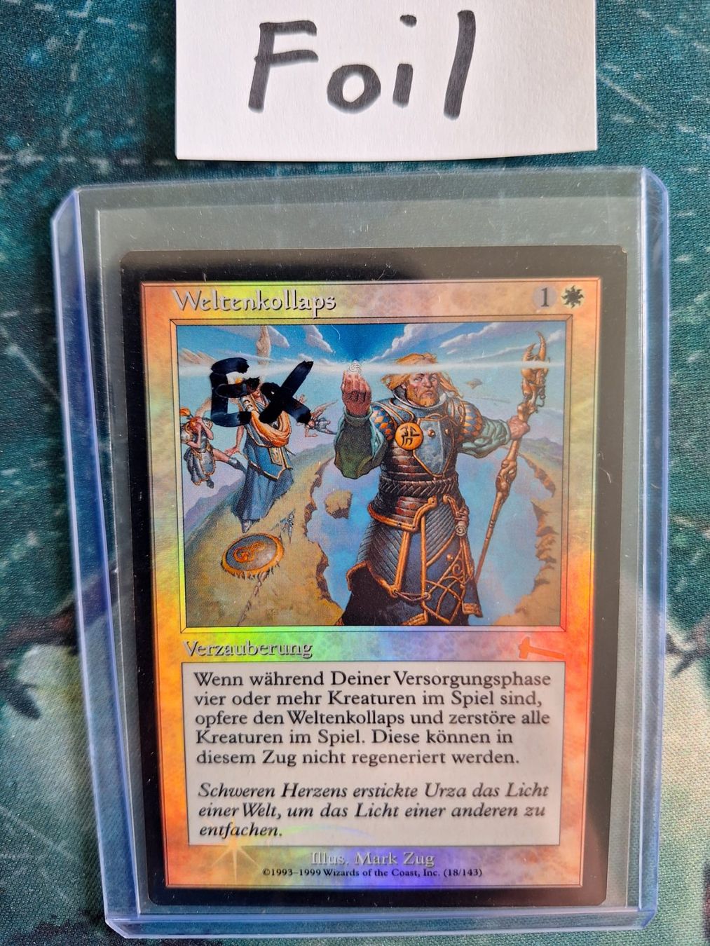 Magic The Gathering Carte collezionabili: Weltenkollaps/Planar Collapse, FOIL, aus Urza's Legacy – Usato da Aarau venduto da bag_t65l 3