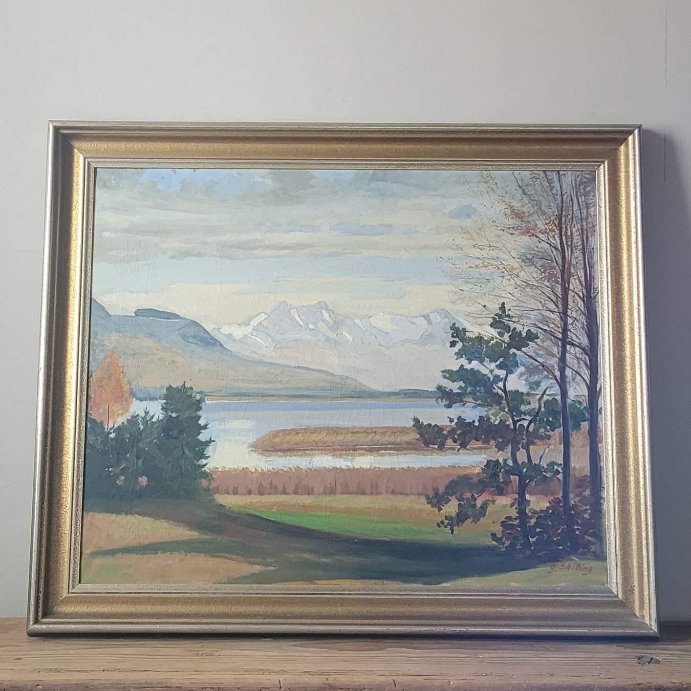 Dipinti: Ölgemälde G. Schilling                87x 76cm – Usato da Schönenwerd venduto da rosamanda