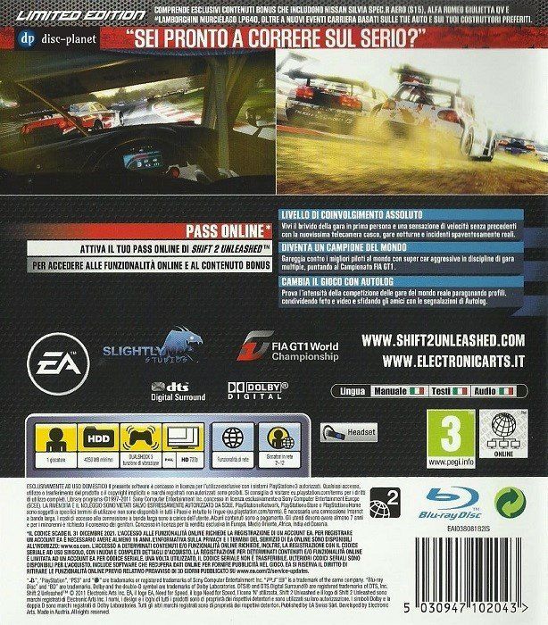 Giochi: PS3 - Need for Speed: Shift 2 Limited Edition (2011) – Usato da Embrach venduto da disc-planet 1