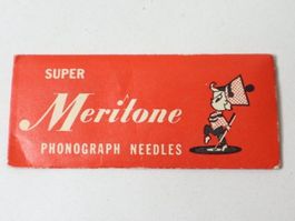 Grammophonnadeln Meritone made in Switzerland Grammophon 120