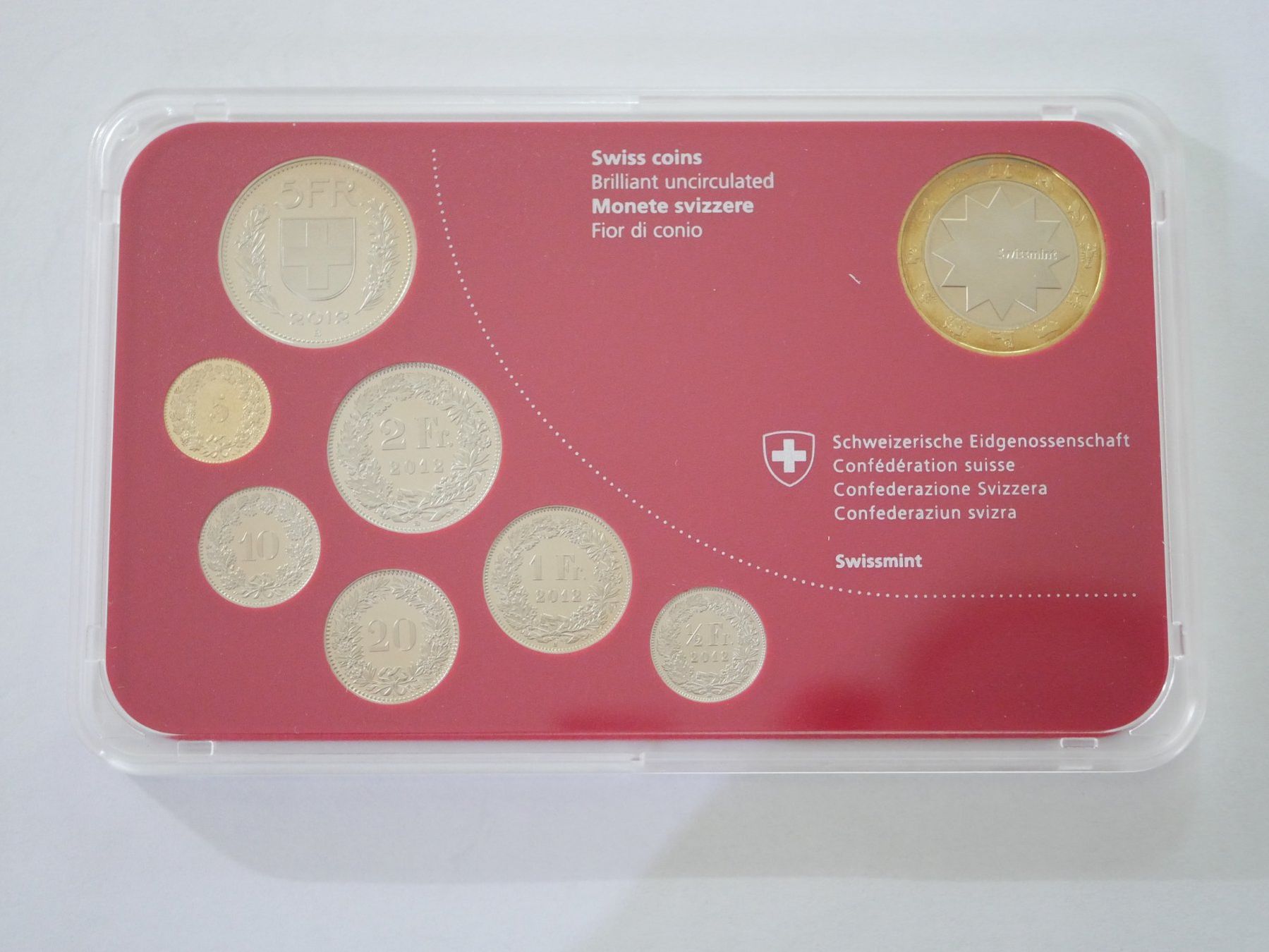 Tutti le monete: Schweizer Baby Münzsatz 2012 stgl ***TOP*** – Nuovo e nell'imballaggio originale da Kreuzlingen venduto da Samson01 2