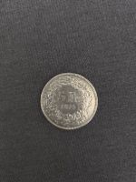 5 Franken 1874 925 Silber Helvetia Münze guter Zustand