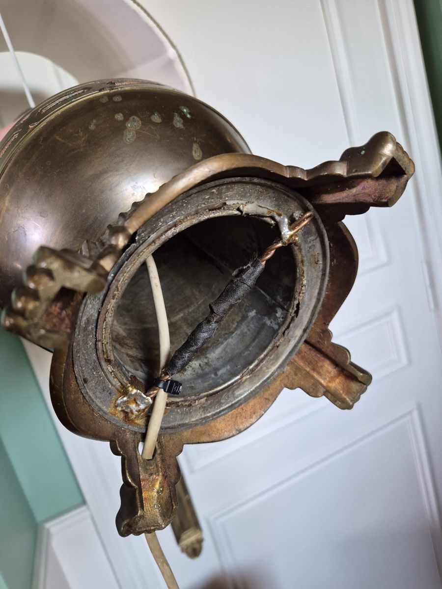 Lampade: Lampe ancienne en bronze19ème siècle – Usato da Tramelan venduto da La_mine_d_art 6