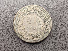 2 Franken 1860