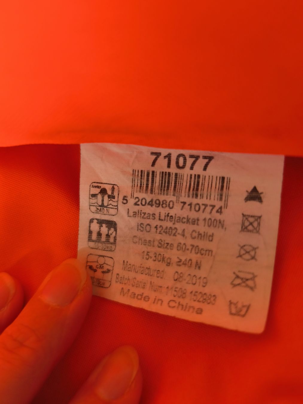 Giubbotti di salvataggio: Feststoff Rettungsweste Kind – Usato da Bad Zurzach venduto da WinnerChickenDinner 5
