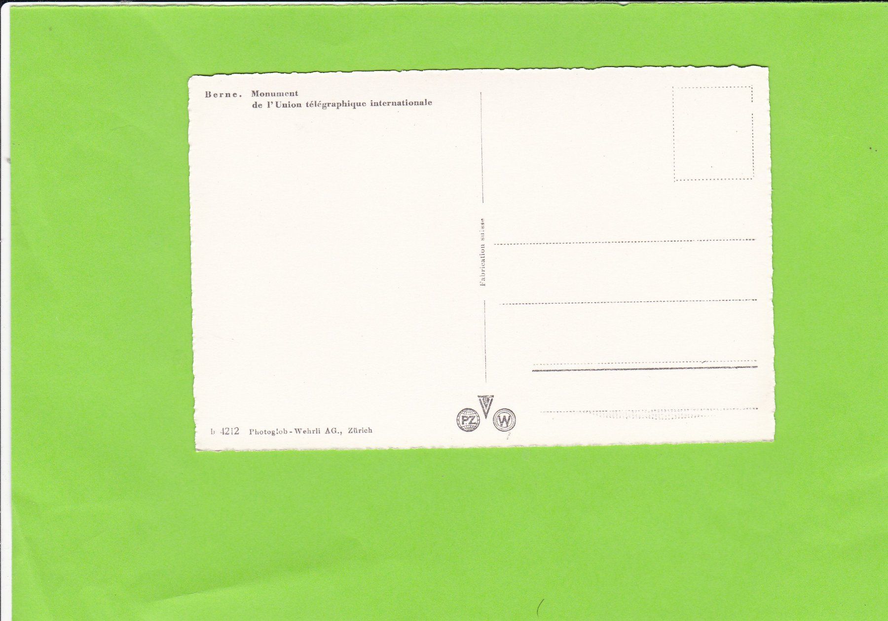 Cartes postales: Welttelegraphendenkmal – D'occasion à St. Peterzell par neckertal 1