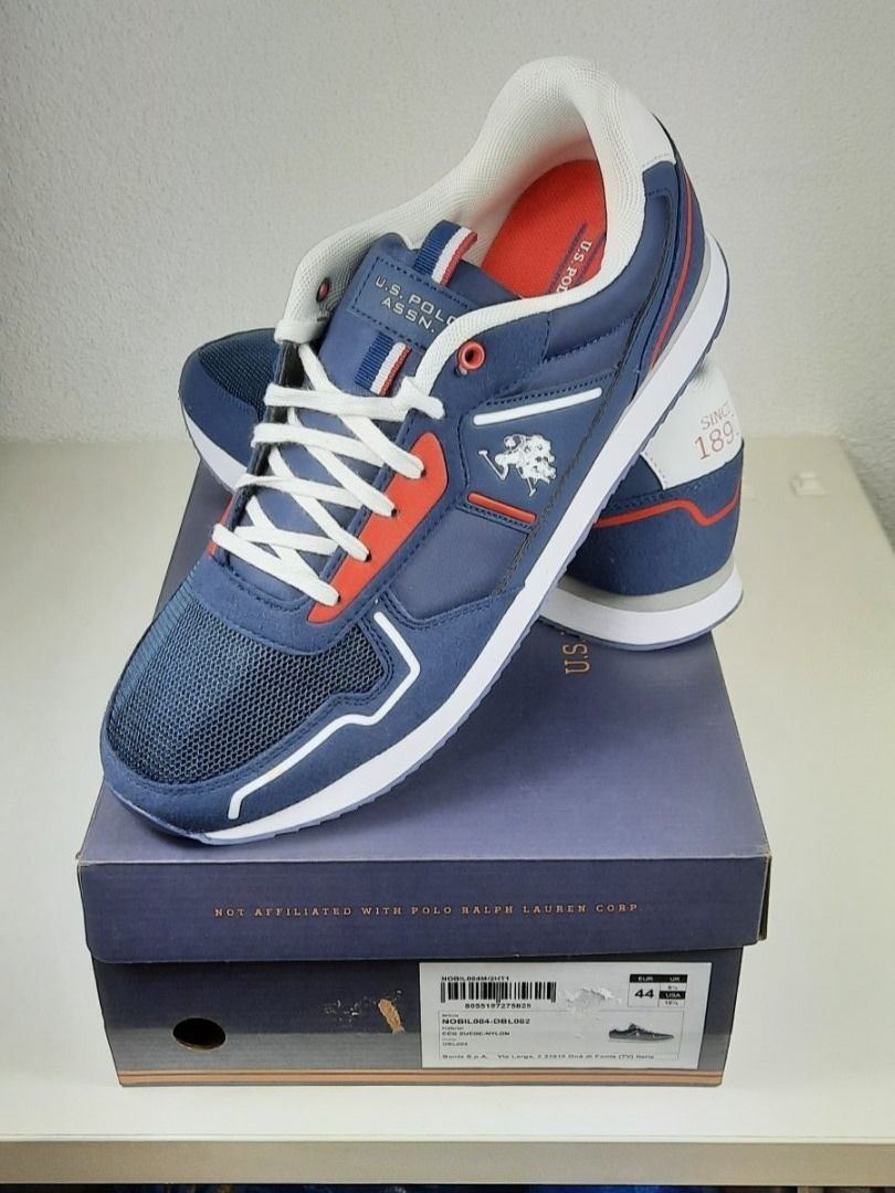 US Polo Herrenschuhe: U.S. POLO ASSN. Sneaker blau Gr. 43 – Neu und originalverpackt aus Seuzach von VT-Collections1 2