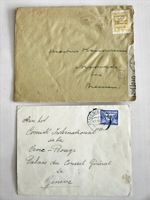 NIEDERLANDE, 2 Bedarfsbriefe 1941/42,  ZENSUR