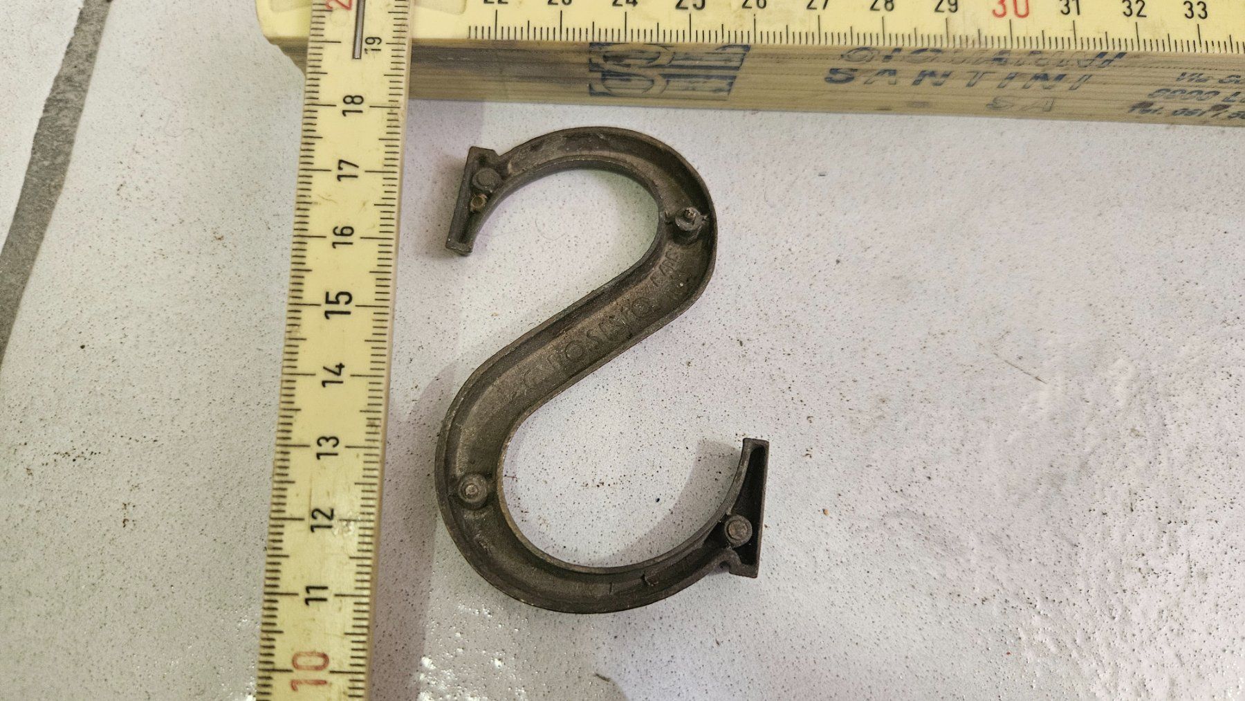 Alle Dekorationen: 1 lettera di metallo "S" – Gebraucht aus Melano von H-Sara 1