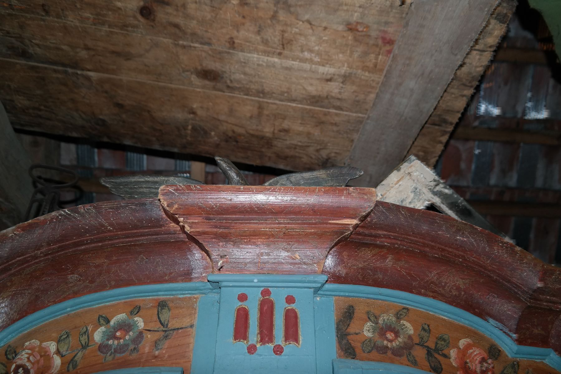 Armadi: bemalter Bodenseeschrank Barock – Usato da Opfertshofen SH venduto da museumswert 4