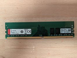 Kingston RAM 8GB DDR4 DIMM-256 guter Zustand