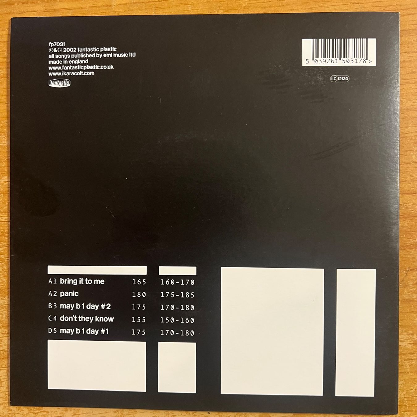 Schallplatten: Ikara Colt - Basic Instructions EP / 2x7" - 1.UK-Press. 2002 – Gebraucht aus Gais von soundcave57 1