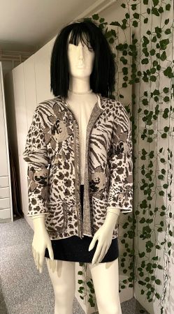 Veste camaïeu brune 40