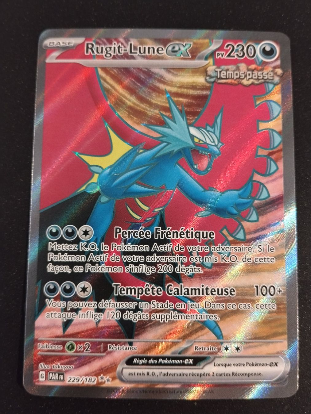 Pokémon Carte collezionabili: Pokémon Faille Paradoxe: Rugit-Lune 229/182 FR – Usato da Palézieux-Village venduto da oufoux08