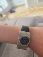 ⌚ Rolf Cremer "Space 1" – Designeruhr, Edelstahl, Lederarmb.