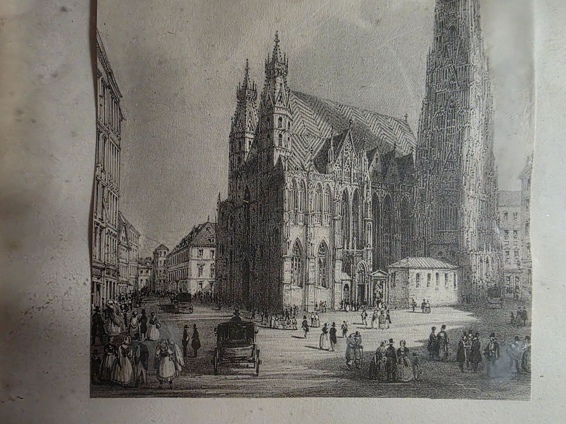 Poster & Bilder: antikes Bild St. Stephans Kirche Wien – Gebraucht aus Walterswil BE von Lonitti 5