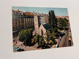 Postkarte GENEVE Eglise Anglaise et place Dorciere - Geneve