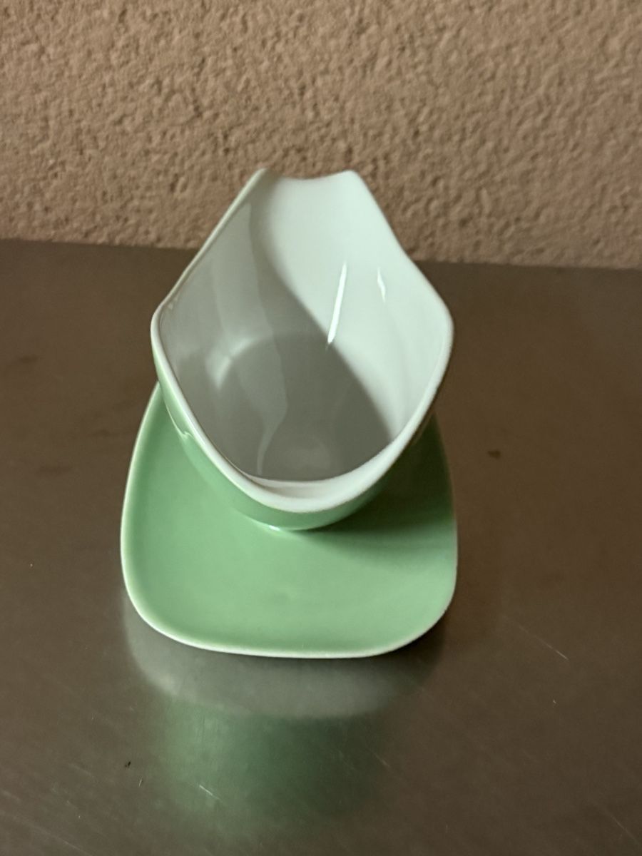 Rössler Ciotole: Rössler Sossenschüssel Sauciere Grün  – Usato da Deitingen venduto da Himhip 2