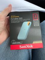 SanDisk Extreme Portable SSD V2 2TB Blau – NEU OVP – SDSSDE6
