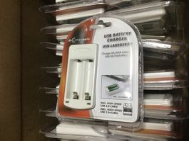 1 carton de 24 chargeur USB pour pile AA et AAA