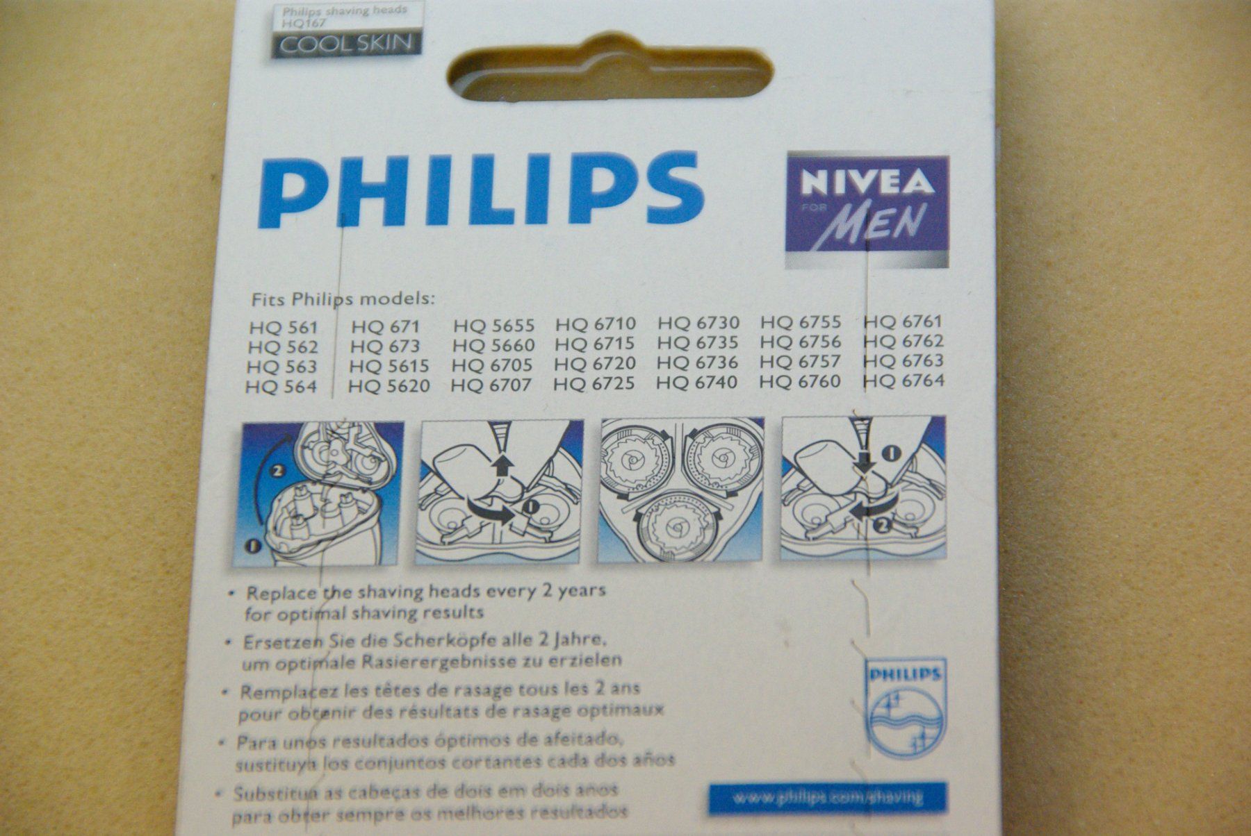 Philips Rasoi & Lamette da barba: PHILIPS Scherkopf HQ167, in OVP – Nuovo e nell'imballaggio originale da Herisau venduto da Cevianer1844 4