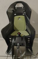 Siège enfant vélo gris vert Polisport sur porte bagage