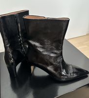 Stiefeletten Flattered Leder schwarz Grösse 41 neu