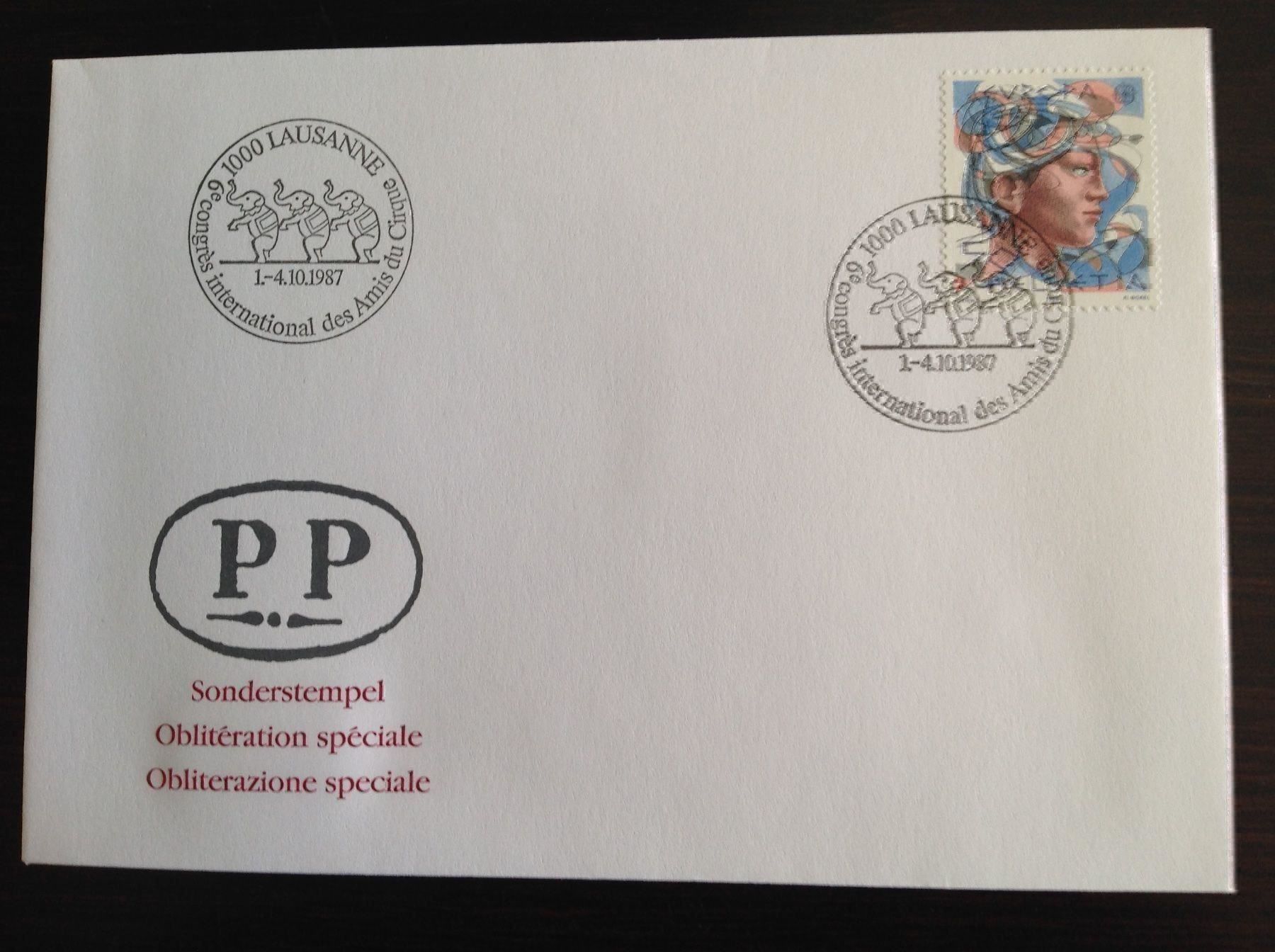 Alle Briefmarken: Sonderstempel Lausanne 1987 – Gebraucht aus Horw von Luki49 4