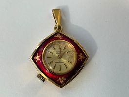 Vintage UNITED ORBIT Uhr-Anhänger / Frackuhr – 17 Jewels