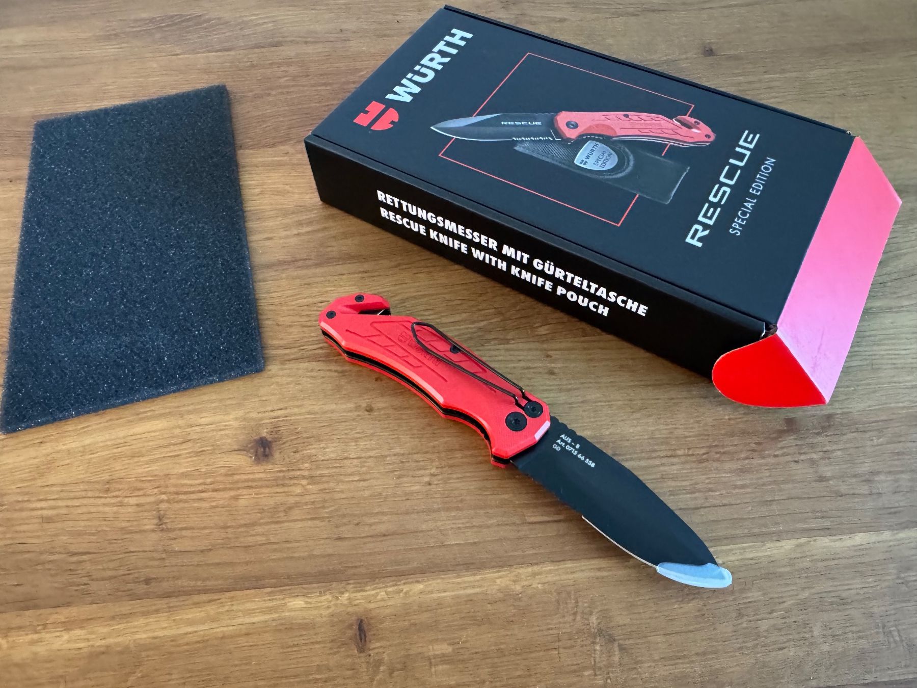Würth Accessori: Würth Rot Klappmesser Special Edition – Nuovo e nell'imballaggio originale da Frauenfeld venduto da guli11 2