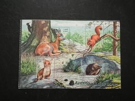 France Animaux des bois 2001  Block  **   (A970)