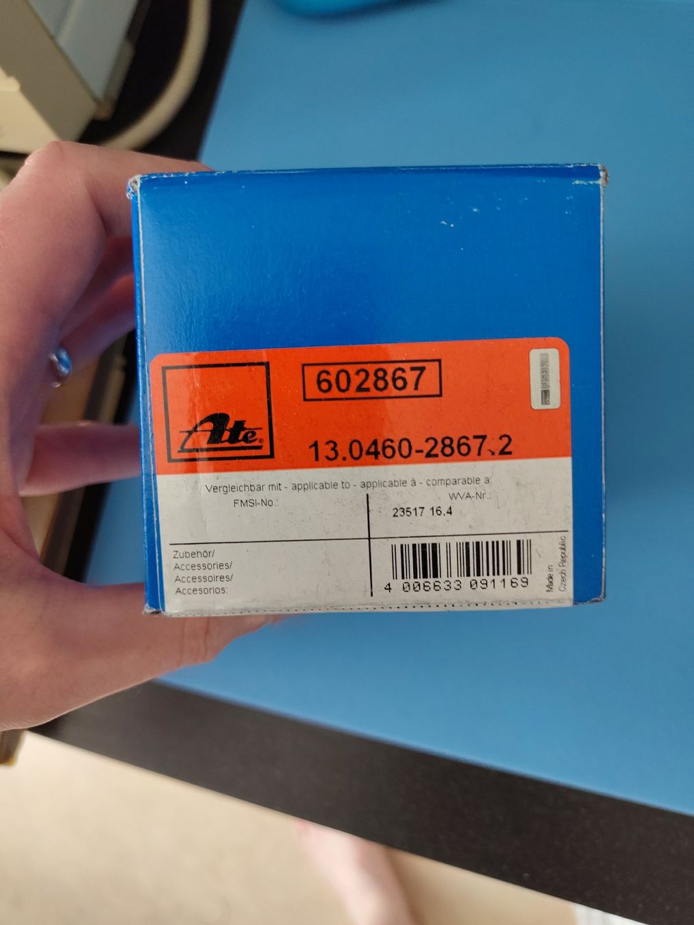 Alle Autoersatzteile: ATE Bremsbelagsatz 13.0460-2867.2 – Neu und originalverpackt aus Bern von ggyimesi 4