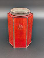 Vintage Blechdose Merkur Kaffee rot Aroma-Box