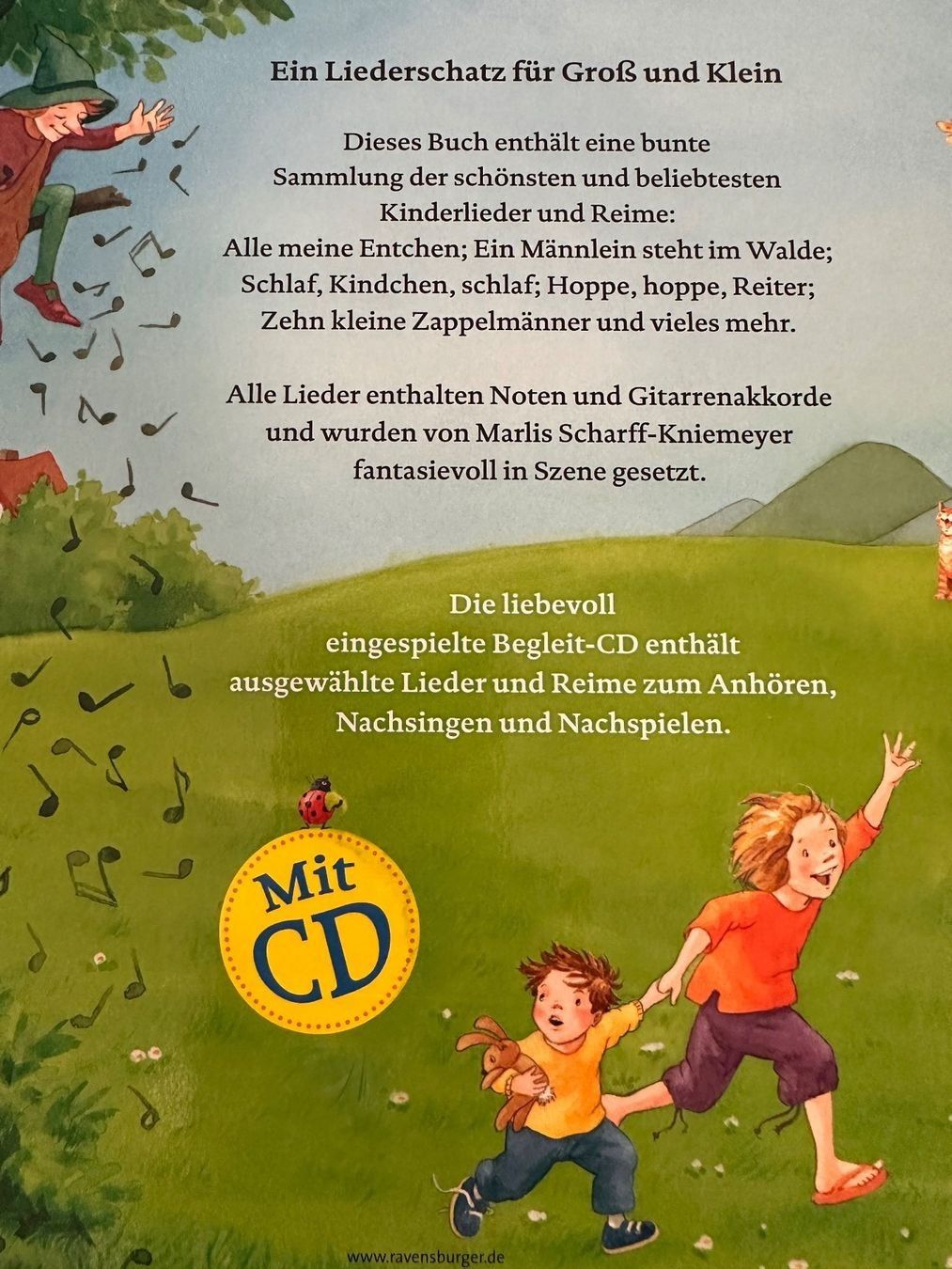 Libri: Liederbuch mit CD: Lieder - Reime - Fingerspiele – Usato da Muri AG venduto da Shoshana5 1